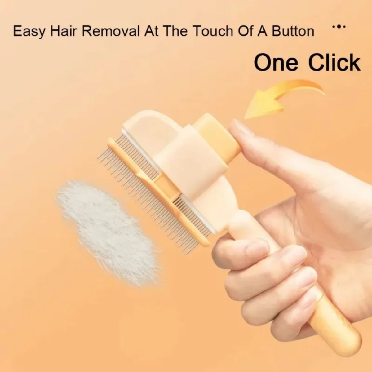 One Click Pet Grooming Brush - Your Pet's New Best Friend